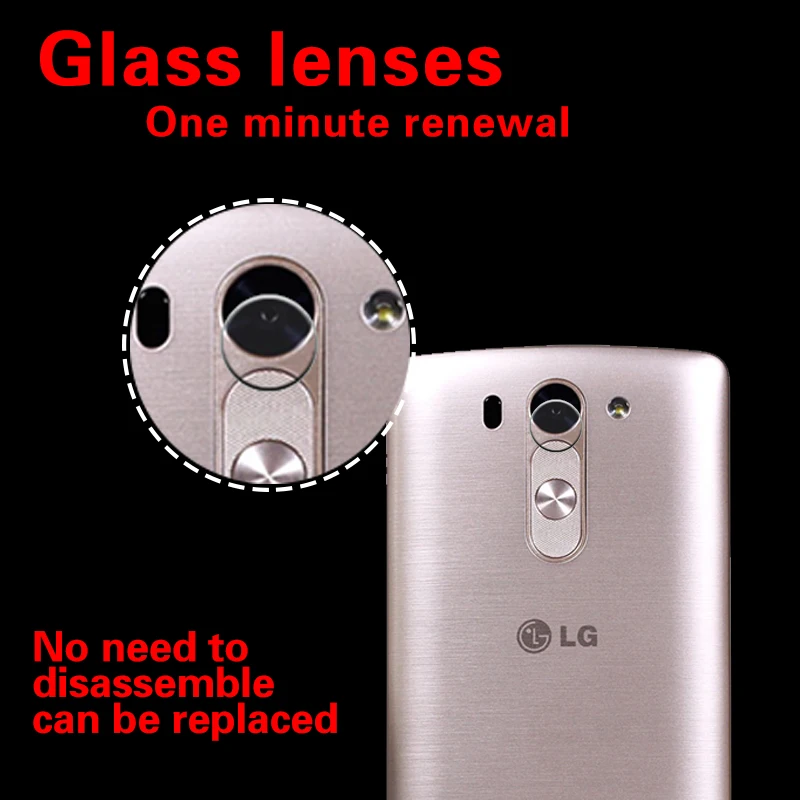 Camera Lens Protective Tempered Glass Film For LG G3mini G3 Beat Clear Anti-scratch Rear Cover Anti-Shatter | Мобильные телефоны и