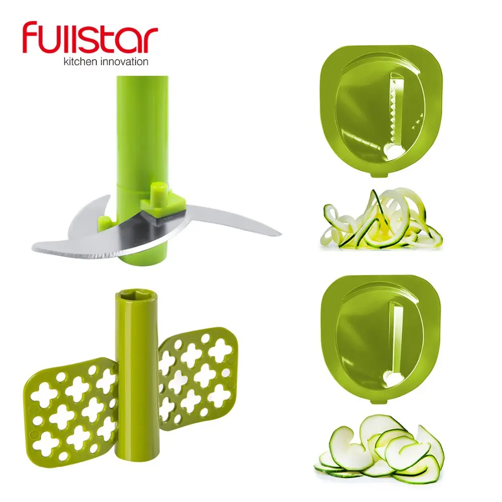 Quick Pull String Food Chopper Spiral Slicer Powerful Manual Hand Held Chooper/Mixer/Blender for ki