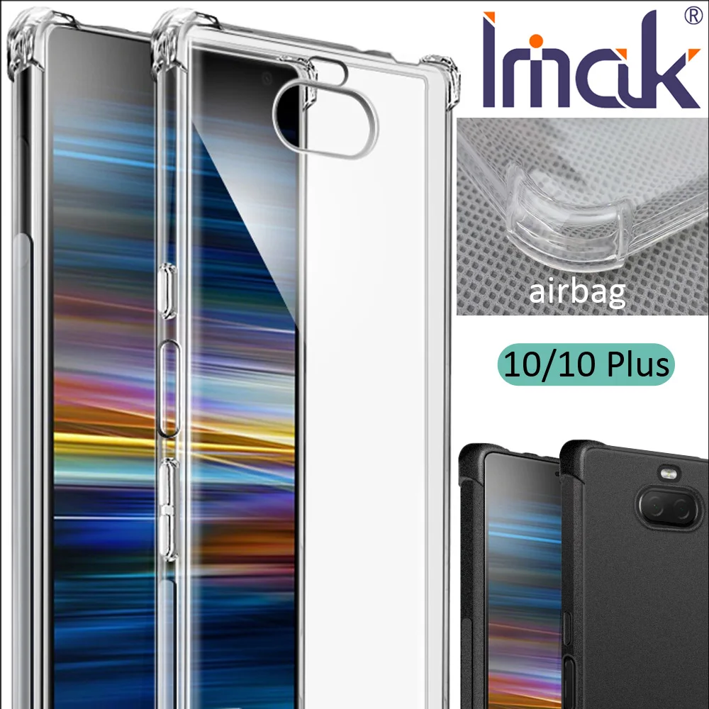 

MAK Airbag Case For Sony Xperia 1 10 Plus Drop resistance anti hit Shock Soft TPU Silicone Clear Transparent Cover