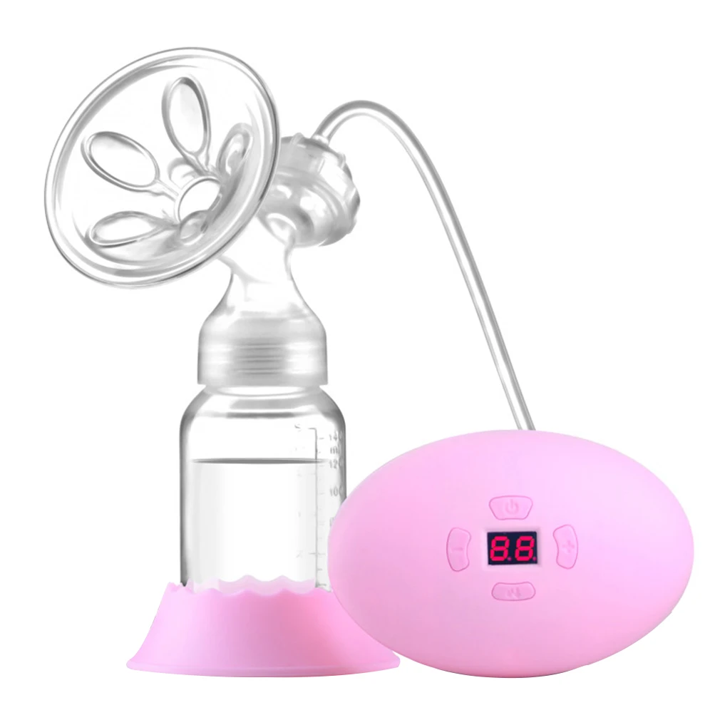 Профессиональный Розовый Электрический молокоотсос с usb-кабелем комплект легкий вес Hands-Free