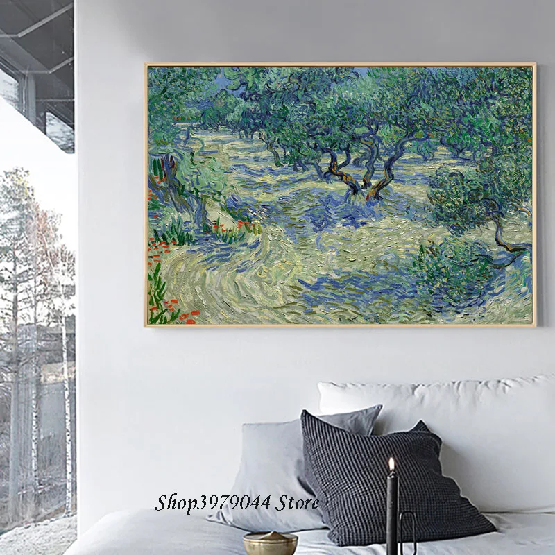 

Paintings Van Gogh Oil Painting Abstract Canvas Art Print Landscape Poster Forest Picture Wall Home Decoration Murals Unframed