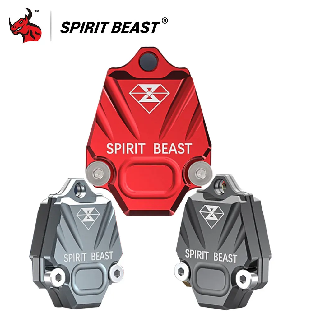 

SPIRIT BEAST Motorcycle Key Cover Decoration Colorful Key Cover Accessories Electric Door Lock Key Shell Motorsiklet Kilit Black