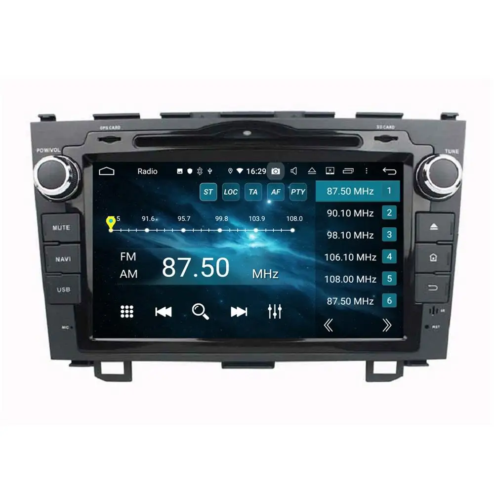 Sale 4GB RAM Octa Core 2 din 8" Android 9.0 Car Radio DVD Player for Honda CR-V CRV 2006-2011 GPS WIFI Bluetooth 4.2 USB Mirror-link 2