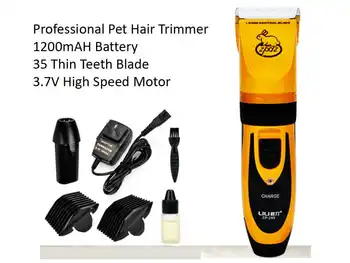 

Professional Rechargeable Electric Dog Cat Hair Trimmer 230V Pet Fur Cutting Machine Styling Tools Animal Hair Clippers