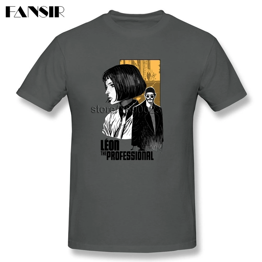 Мужская футболка с коротким рукавом Leon The Professional мягкая хлопковая одежда для