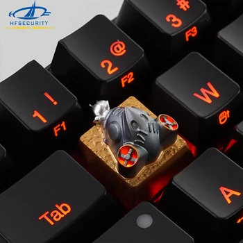 

[HFSECURITY] For Overwatch Metal Keycap Aluminum for RGB Mechnical Keyboard R4 Translucent Keypress 3D Roadbuster Keyset