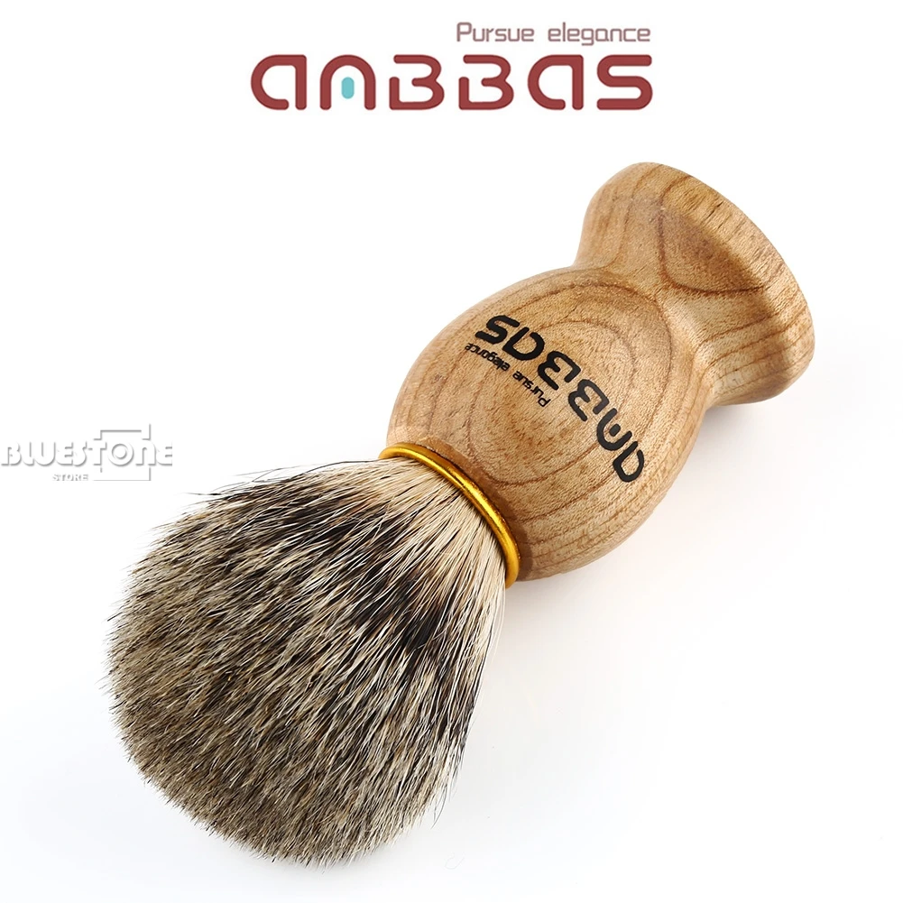 جديد anbbas المحمولة فو الغرير فرشاة الحلاقة السفر النمط ، الألومنيوم الإطار للرجال هدية جديد anbbas المحمولة فو الغرير فرشاة الحلاقة السفر النمط ، الألومنيوم الإطار للرجال هدية