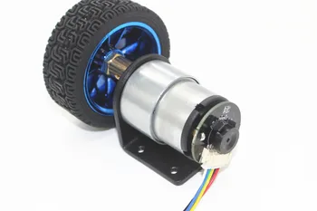 

Bringsmart wholesale JGB37-520 DC 12V Gear Motor And Encoder Mounting Bracket Coupling Wheel For Smart Toy Car Robot