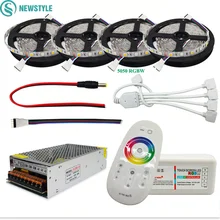 DC12V 5050 font b LED b font font b Strip b font Waterproof RGB RGBW font