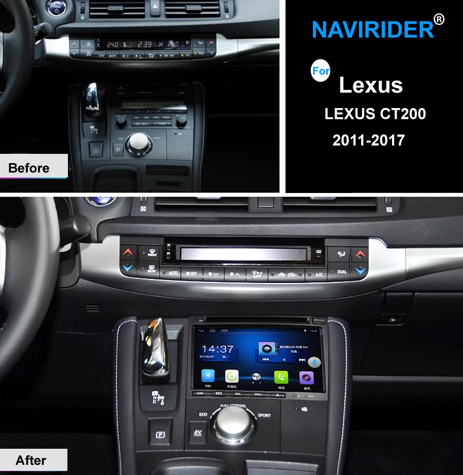 " автомобиль радио для LEXUS CT200 CT 200 2011 2012 2013 Quad core Android 7,1 автомобильный dvd плеер gps 2G Оперативная память 32G Встроенная память