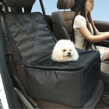

Multifunctional Pet Car Booster Seat Thick Dog Carrier Car Front Chair Basket Seat Cover Travel Storage Bag Trunk Organizer