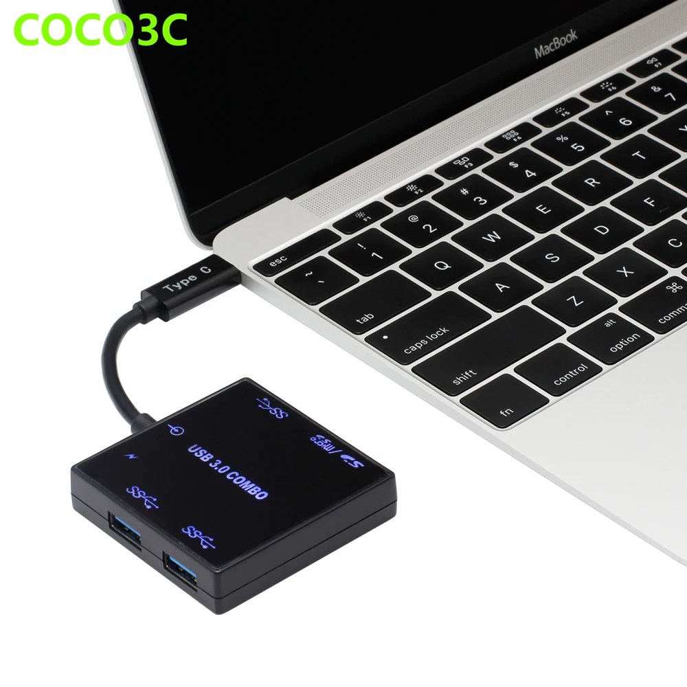 3 в 1 USB 3.1 Тип C до Порты 3.0 хаб USB-C для SD MMC/ micro SDXC TF Card Reader MacBook google nexus 6 P телефон OTG |