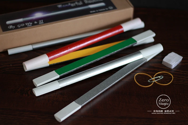 

The Wanderful Routine Multiplying Wand Color Changing Wand Magic Tricks Stage Illusion Props Accessories Gimmick Comedy