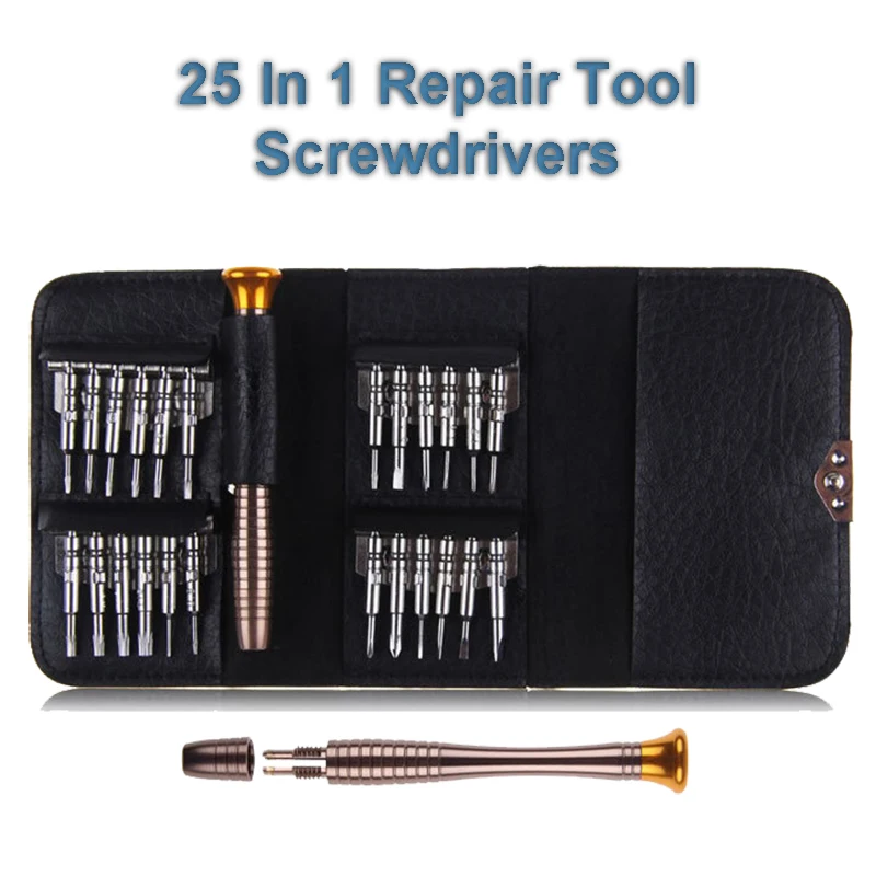

Screwdriver Set 25 in 1 Torx Multifunctional Opening Repair Tool Set Mini Exactness Hand tool For Mobile Phones Tablet Laptop PC