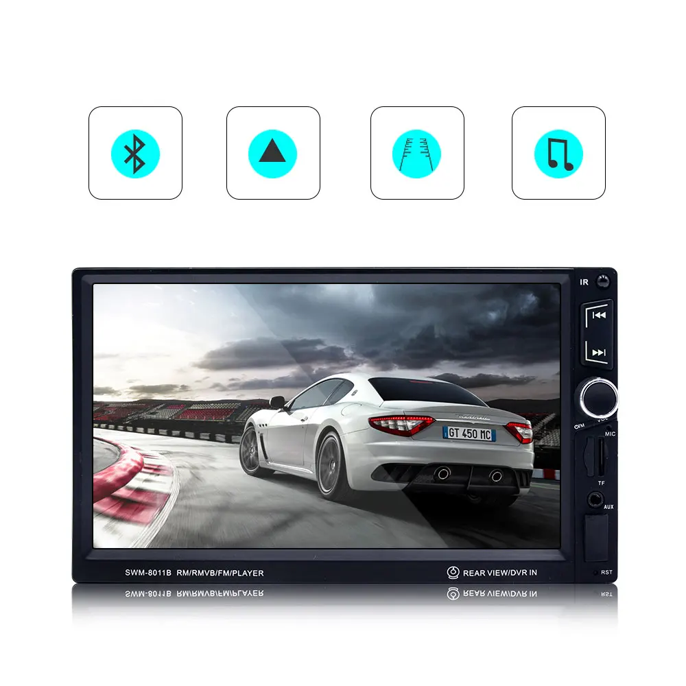 

MP5 Bluetooth Multimidia 2 din HD 7 inch Car Audio Video Car MP5 Player Radio Doble Din 1080P Bluetooth Hands free Car Phone