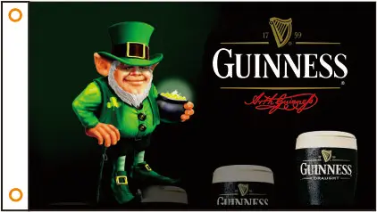 

custom flag guinness black beer bander 3x5ft Chevrolet flag 100D poliester 03