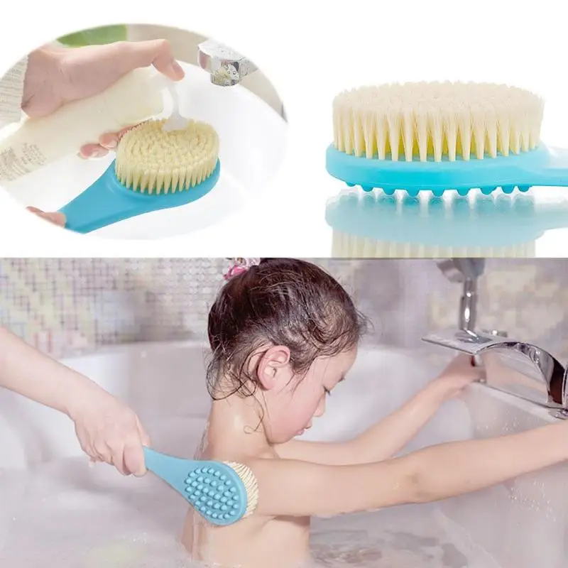 Soft Long Anti slip Handle Bath Brush Body Skin Massage Brush Health