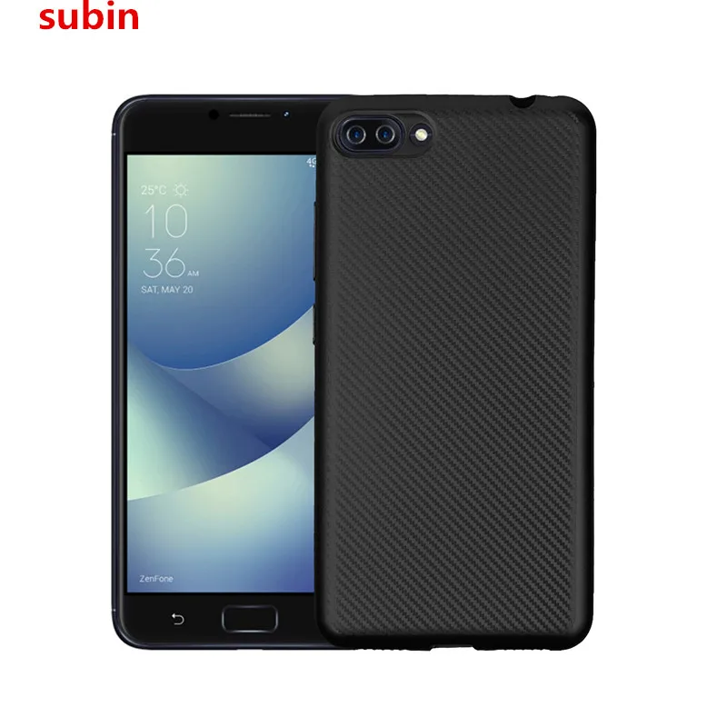 Для ASUS ZenFone 4 Max ZC554KL чехол из углеродного волокна Мягкий легкий и тонкий для