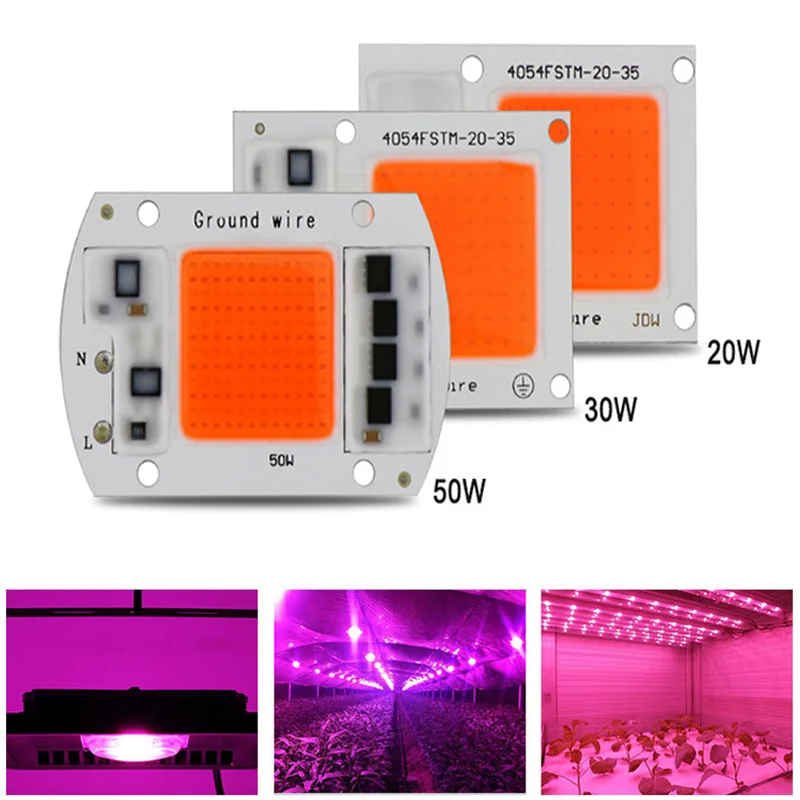 COB LED Grow Light Chip AC 220V Full Spectrum Phyto Lamp 280nm-840nm Plant Seedling Flowers Fruit Plant Growth Lamp Beads COB LED Grow Light Chip AC 220V Full Spectrum Phyto Lamp 280nm-840nm Plant Seedling Flowers Fruit Plant Growth Lamp Beads