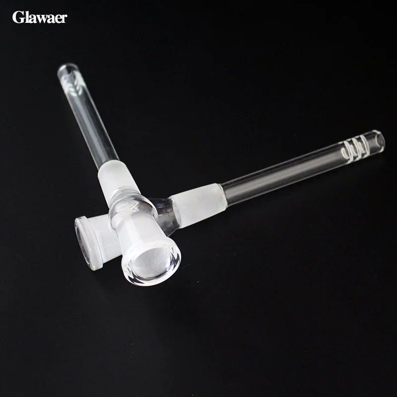 3pcs/lot high borosilicate glass 14.4mm downstem diffuser glass pipe tube hookah shisha accessories