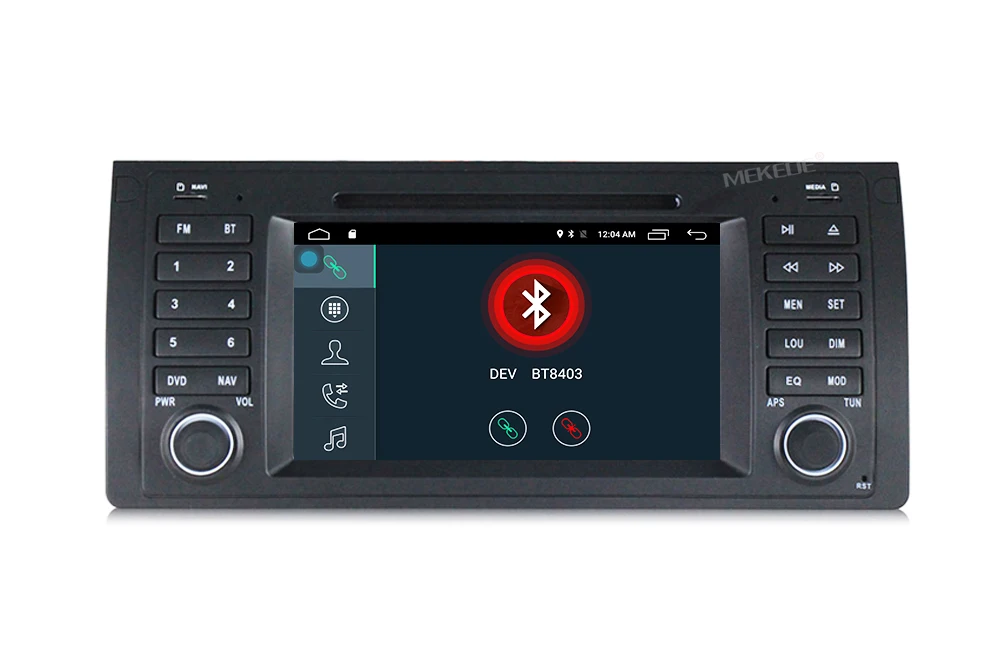 Top MEKEDE Android car dvd multimedia player for BMW 3series E39 E53 X5 M5 with 4G lte wifi 2G RAM 16G ROM GPS radio free shipping 35