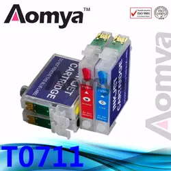 Заправка Картриджа Для T0711 Совместимый Для Epson S20 S21 SX100 SX105 SX110 SX115 SX200 SX205 SX209 SX210 с чипом