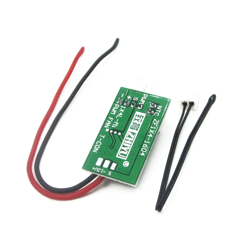 DC12V PWM 4 х проводной вентилятор Температура Скорость контроллер с