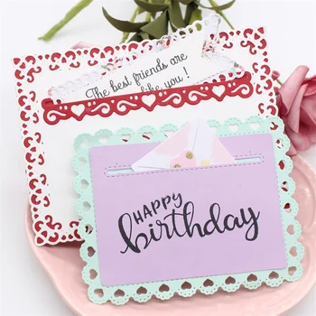 

KSCRAFT Pocket Tag Border Metal Cutting Dies Stencils for DIY Scrapbooking/photo album Decorative Embossing DIY Paper Cards