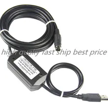 Высококачественный Кабель для программирования PLC кабель программатора Micrologix 1000/1200/1500 USB 1761-CBL-PM02 10FT круглый 8 pin