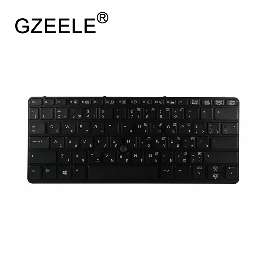 Русская русская клавиатура GZEELE для HP Elitebook 720 G1 G2 725 820 черная без подсветки|keyboard for
