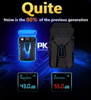 מחשב נייד COOLCOLD נייד מחשב נייד מחברת USB Cooler אויר לחילוץ חיצוני מאוורר Pad עבור מהירות המחשב מתכוונן 15-17 אינץ (5)