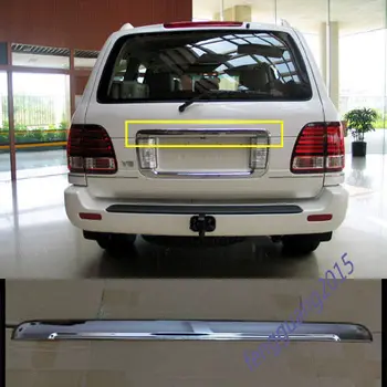 

ABS Chrome Rear License Plate Frame Tag trim Fit ForLexus LX470 2003-2007
