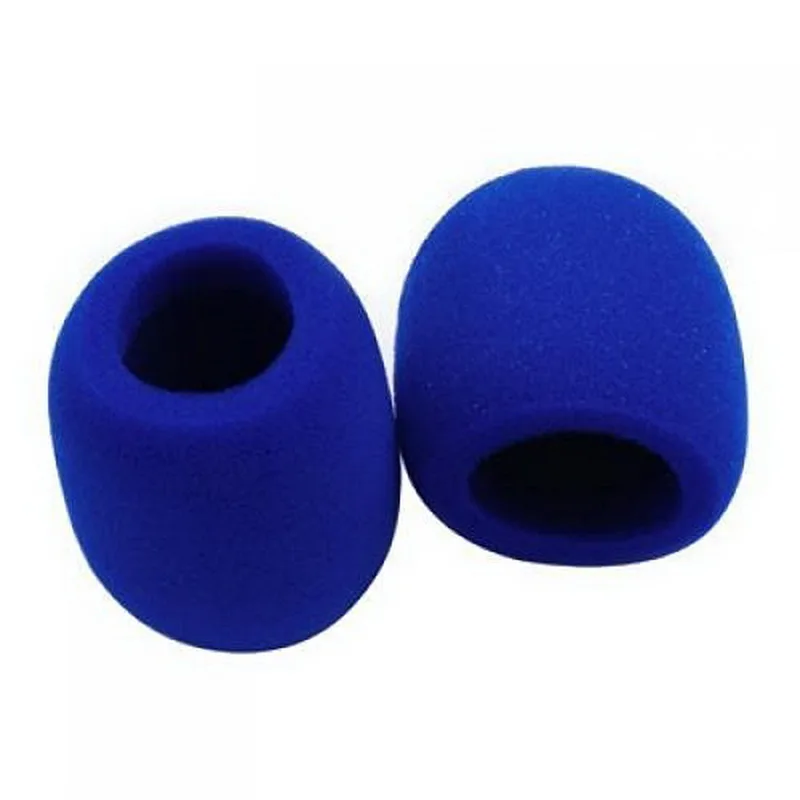1pcs Microphone Foam Cover for Speech Broadcast or Lecture Bluein