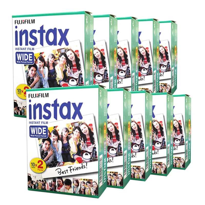 Пленка Fujifilm Instax Wide Instant White Edge 200 для камеры Fuji 100 210 300 500AF | Электроника