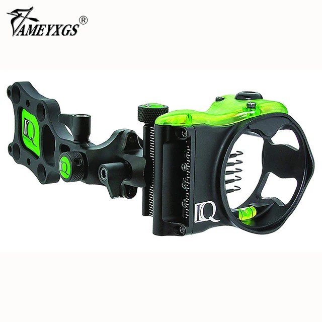  US $112.37 Archery Sights Fiber Optic Micro Adjustable with Retina Lock Technology Right Hand 