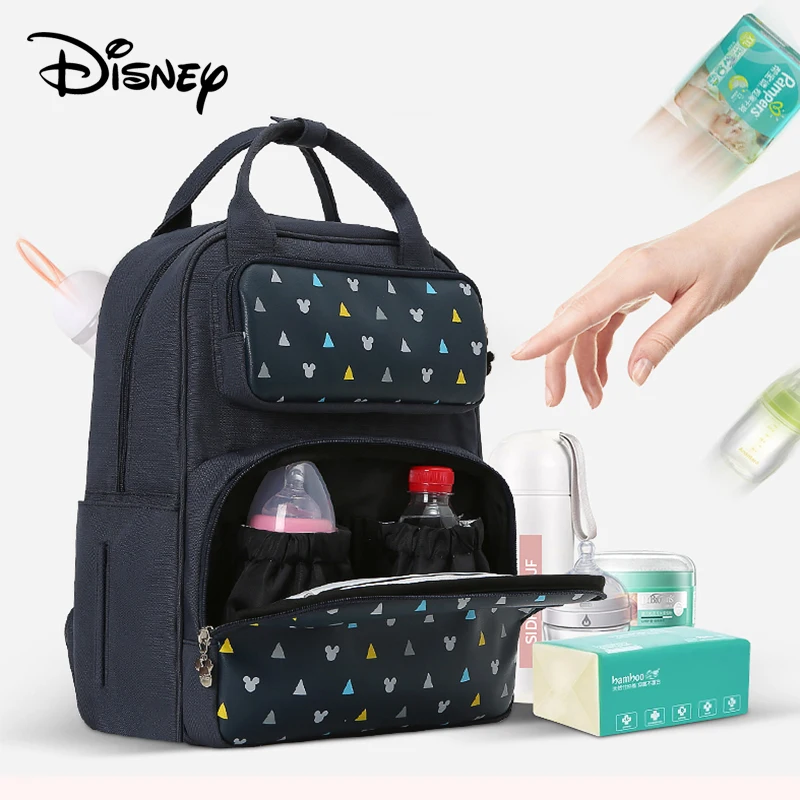

Disney USB Diaper Bag Large Capacity Wet Waterproof Baby Pregnant Women Bag Baby Care Backpack Pregnant Women Diaper Backpack