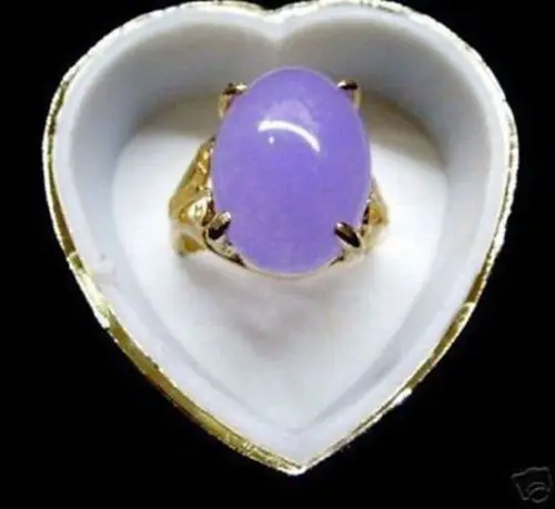 

FREE SHIPPING>>>@@ A> >>>Genuine Purple stone - Ring AAA Grade size /9 n39 #