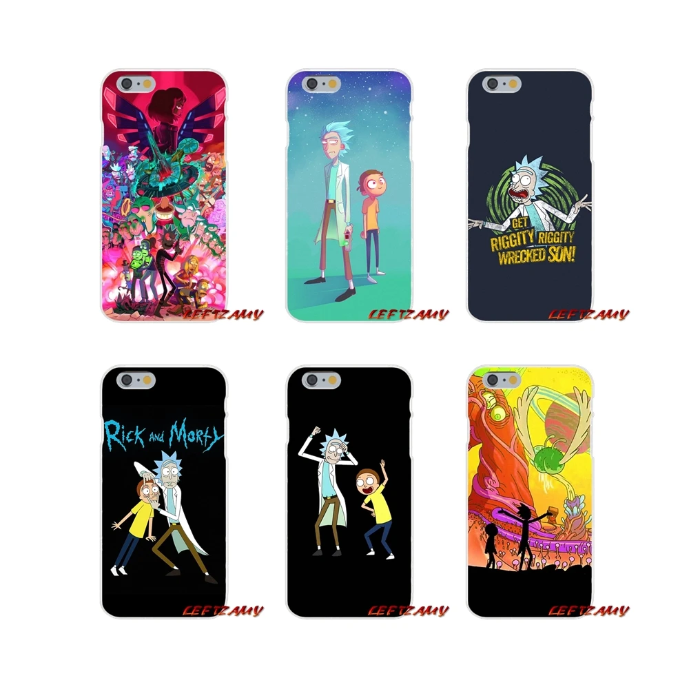Для iPhone X XR XS MAX 4 4S 5 5S 5C SE 6 6S 7 8 Plus Аксессуары чехлы для телефонов Rick and Morty | Мобильные