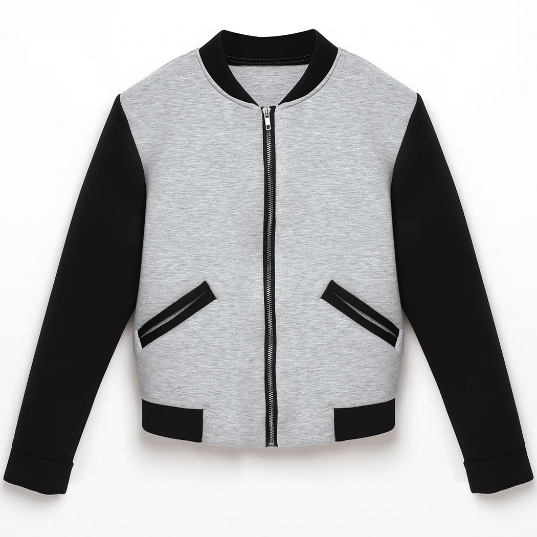 Baseball Jacket Women Coat 2017 Autumn Casual Jackets Top Long Sleeve