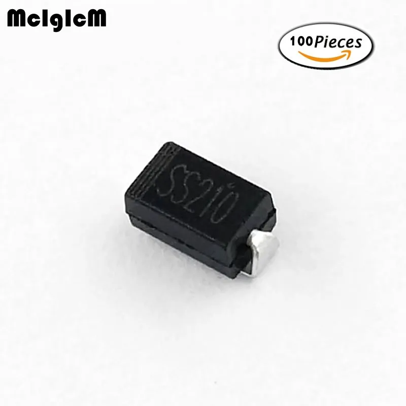 MCIGICM 100 шт ss210 sma smd do 214ac Диод Шоттки|schottky diode|smd schottky diode100pcs diode |