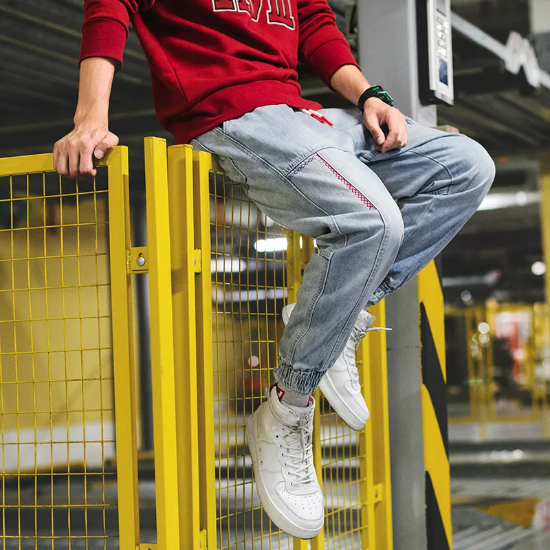 hip hop jeans men High Street loose punk pants homme 2018 dsq jeans masculino streetwear Street dance trousers mens fashion