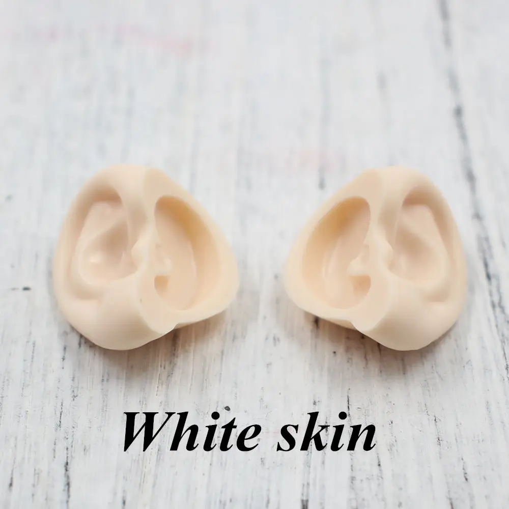 Blyth Doll 1/6 Elf and Human Plastic Ear white natural tan dark and super dark skin Suitable for 30cm doll DIY accessories Gift 4