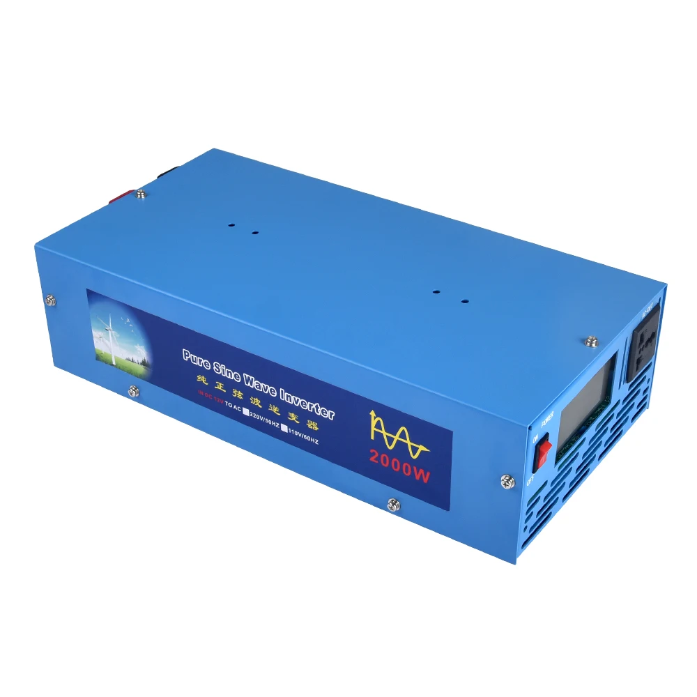 ZHST 2000w Пиковая мощность 4000w Автомобильный чистый синусоидальный инвертор
