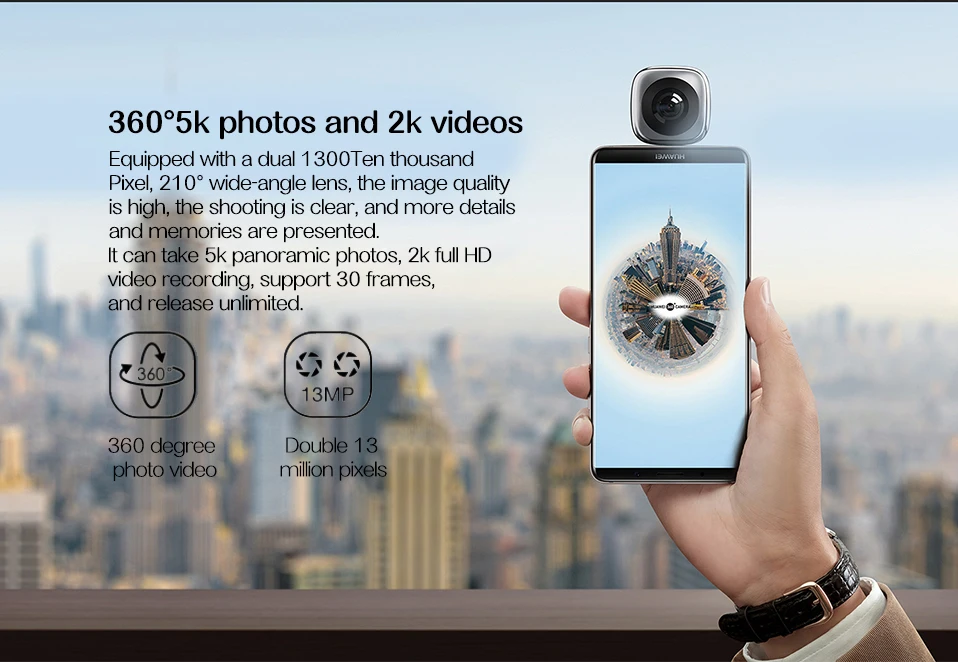 Huawei 360 Panoramic camera 3D and 360 live motion camera 1