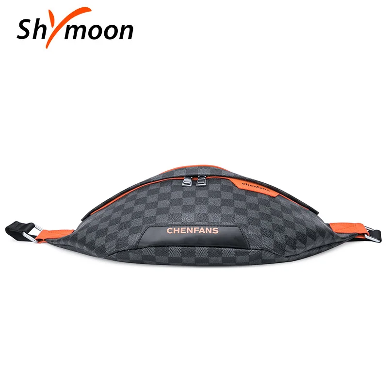 

SHYMOON Unisex Waist Bags Brand Designer Waist Packs Fashion Men Chest Bag Casual Kenken Funny Packs Travel Belt Bags for women