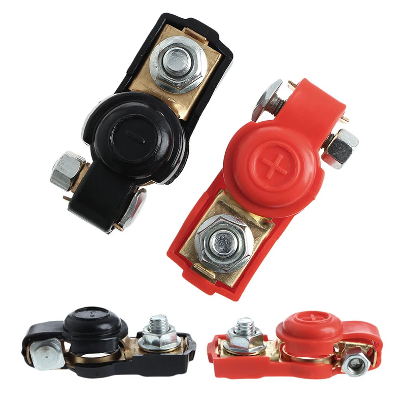 

1 Pair Alloy Positive Nagative Battery Car Terminal Clamp Clips Connector New