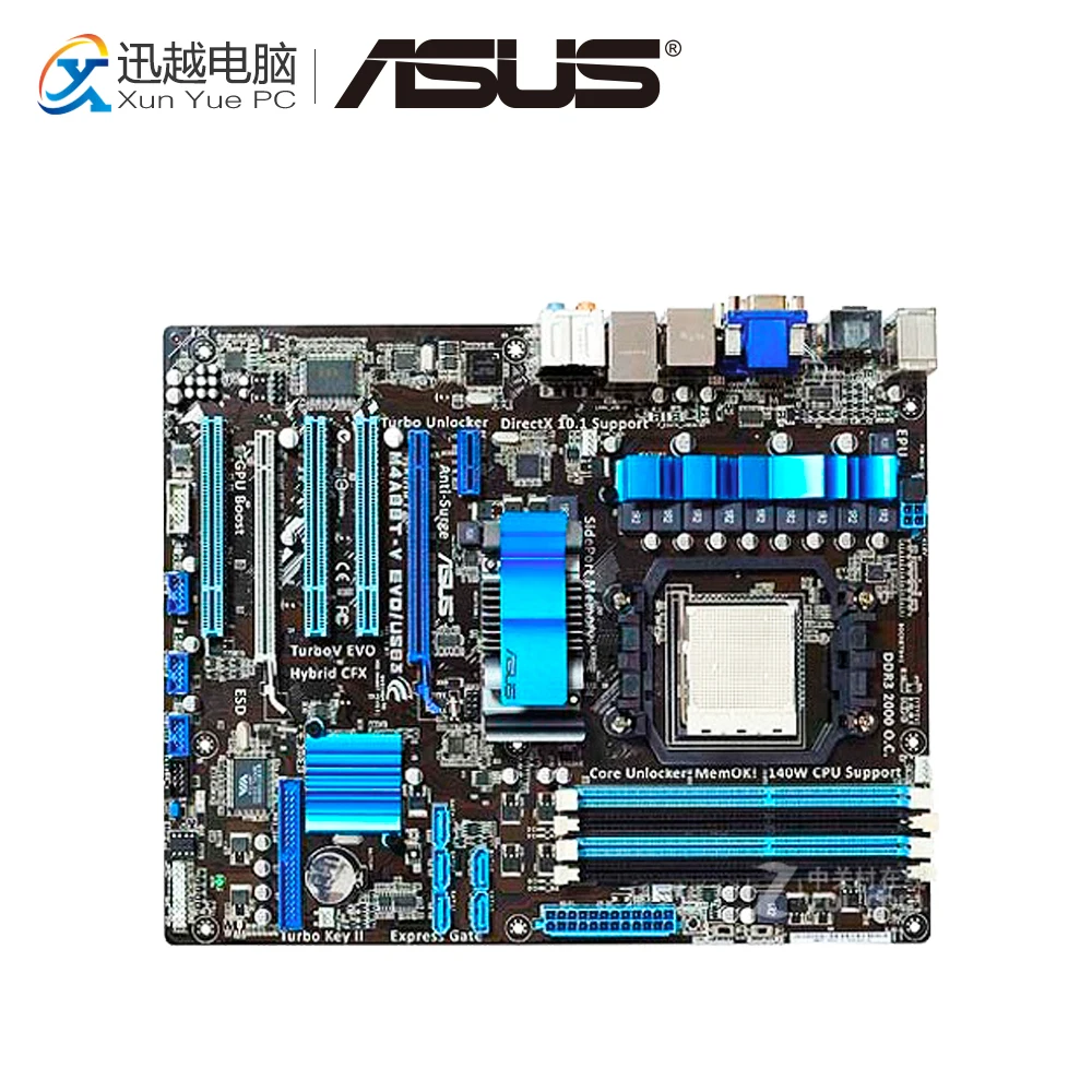 

Asus M4A88T-V EVO USB3 Desktop Motherboard 880G Socket AM3 DDR3 SATA II USB2.0 ATX