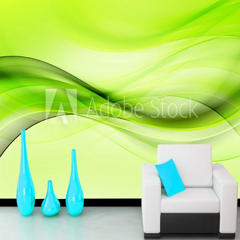 Abstrakte Tapete Grun Welle Design Abstrakte Hintergrund Kunst Wandbilder Fur Wohnzimmer Sofas Schlafzimmer Hintergrund Wande Pvc Designer Wallpaper Wallpaper Designabstract Design Wallpaper Aliexpress