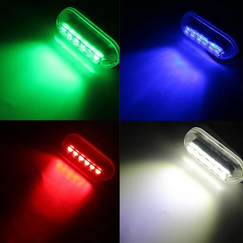 

Underwater Light Fishing Marine Boat Night Landscape Lighting 6 LED Waterproof 12V UD88