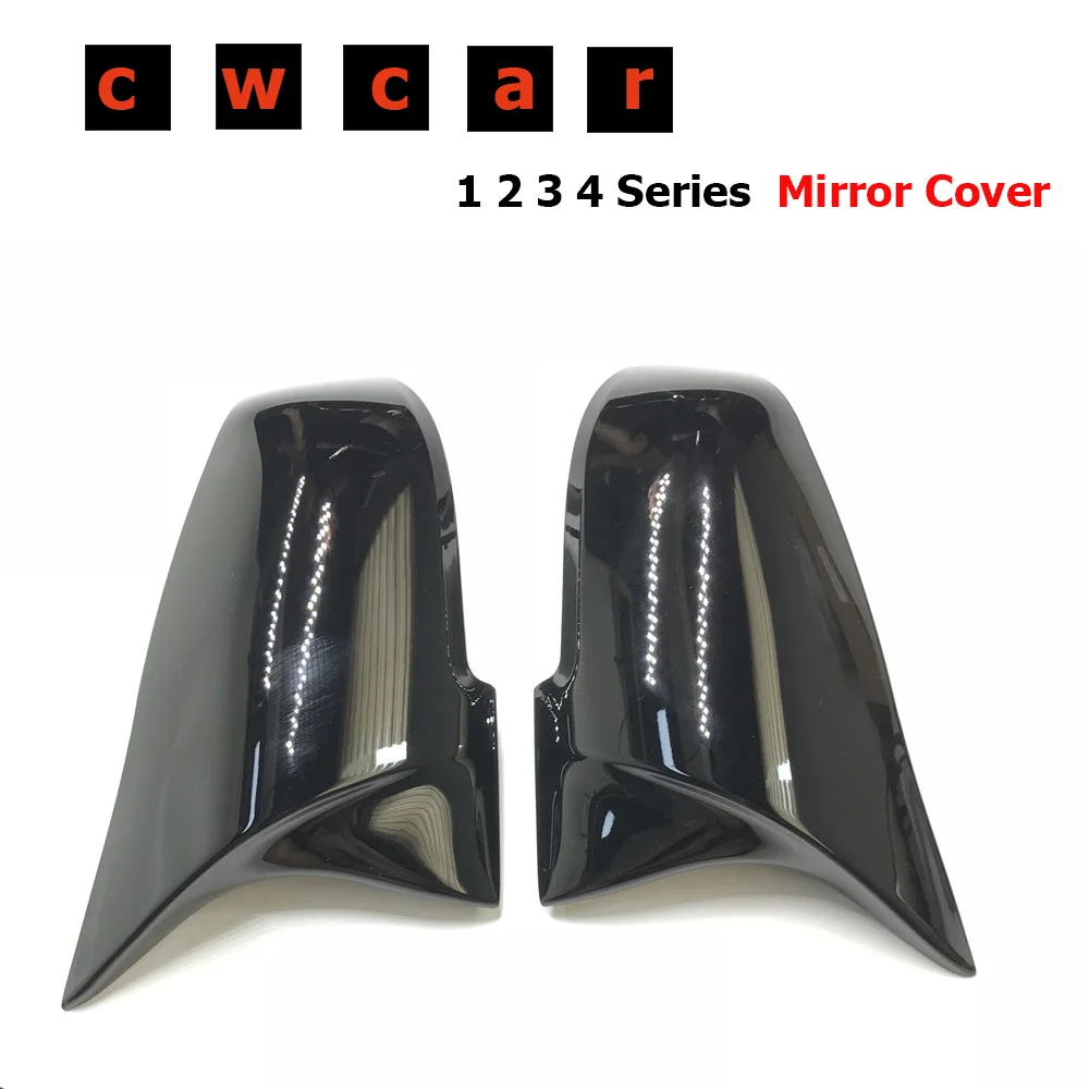 1 пара глянцевая зеркальная КРЫШКА ДЛЯ BMW F20 F21 F22 F30 F32 F36 X1 F87 M3 2012 -2017 черная белая |